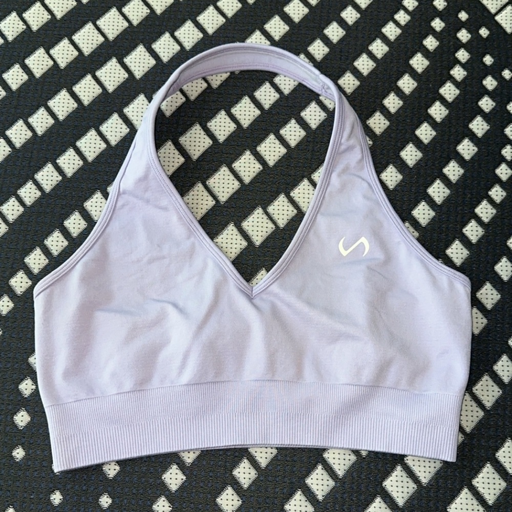 TLF cosmic seamless halter sports bra